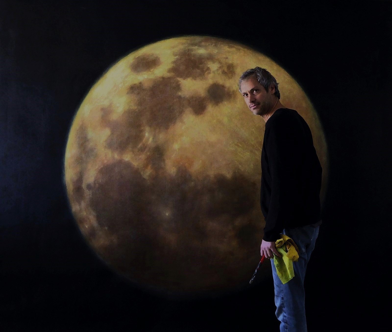 Retrato del artista y muralista Jorge Estévez
