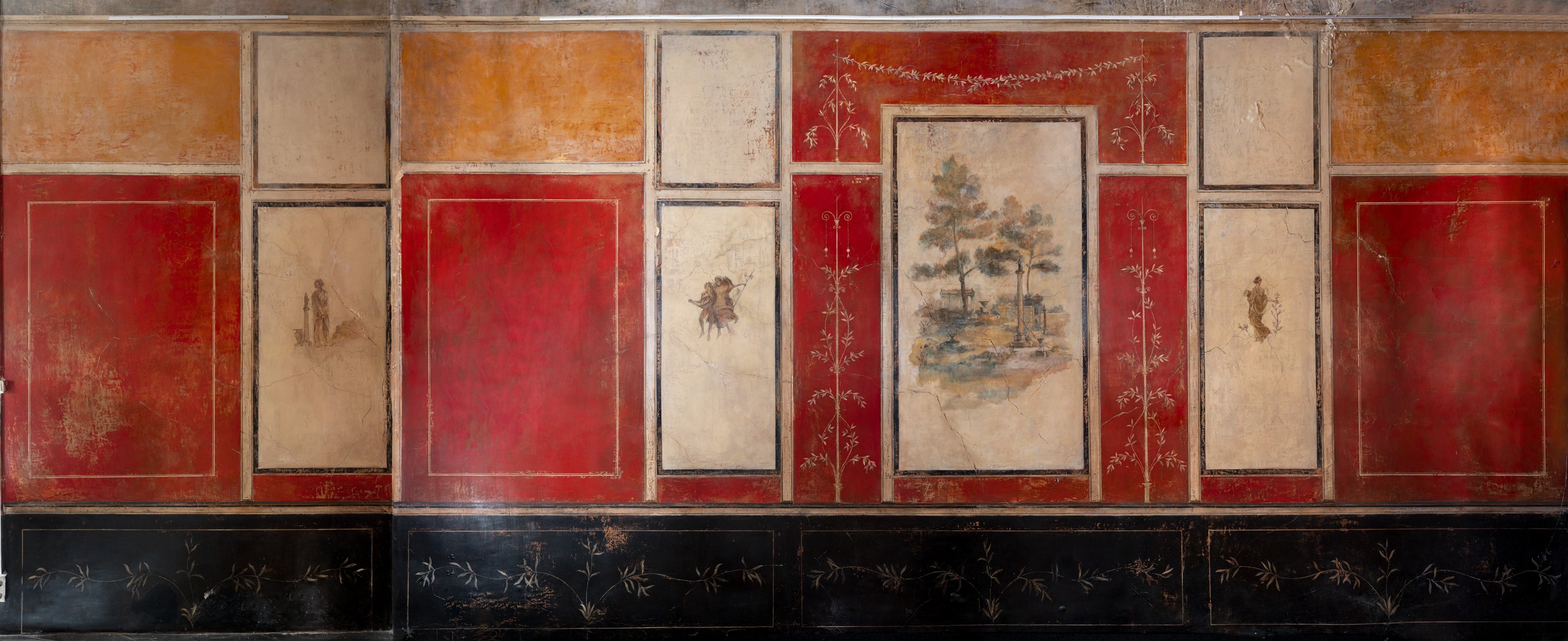 Mural clásico de Jorge Estévez — Residencia privada, Barcelona, España