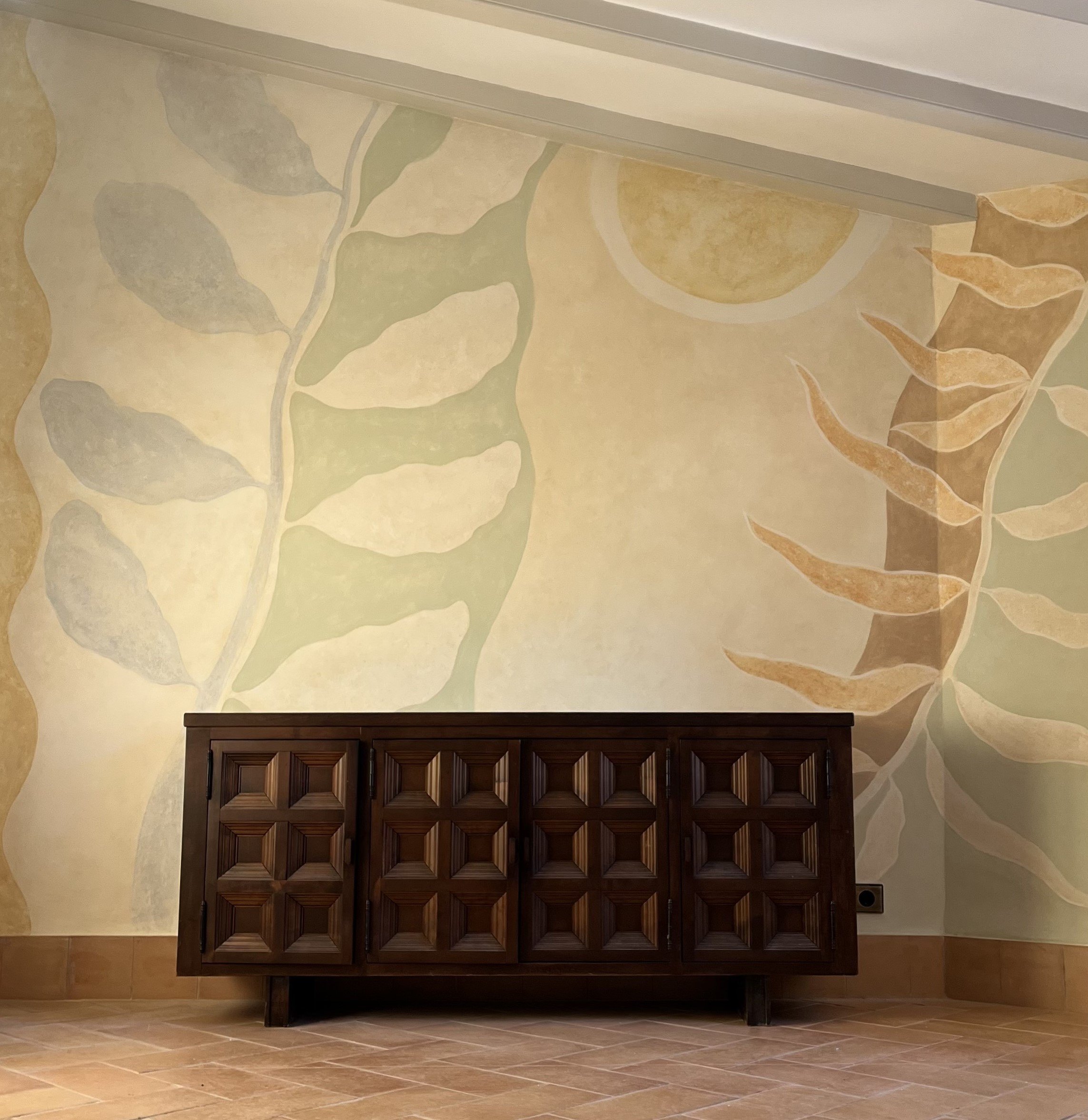 Mural de Jorge Estévez — La Residencia, Belmond, Deià, España