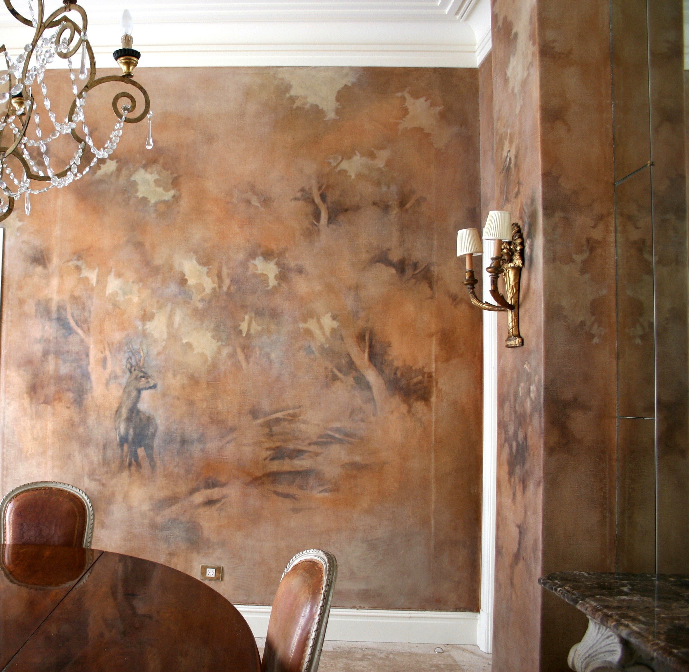 Mural de Jorge Estévez — Residencia privada, Madrid, España