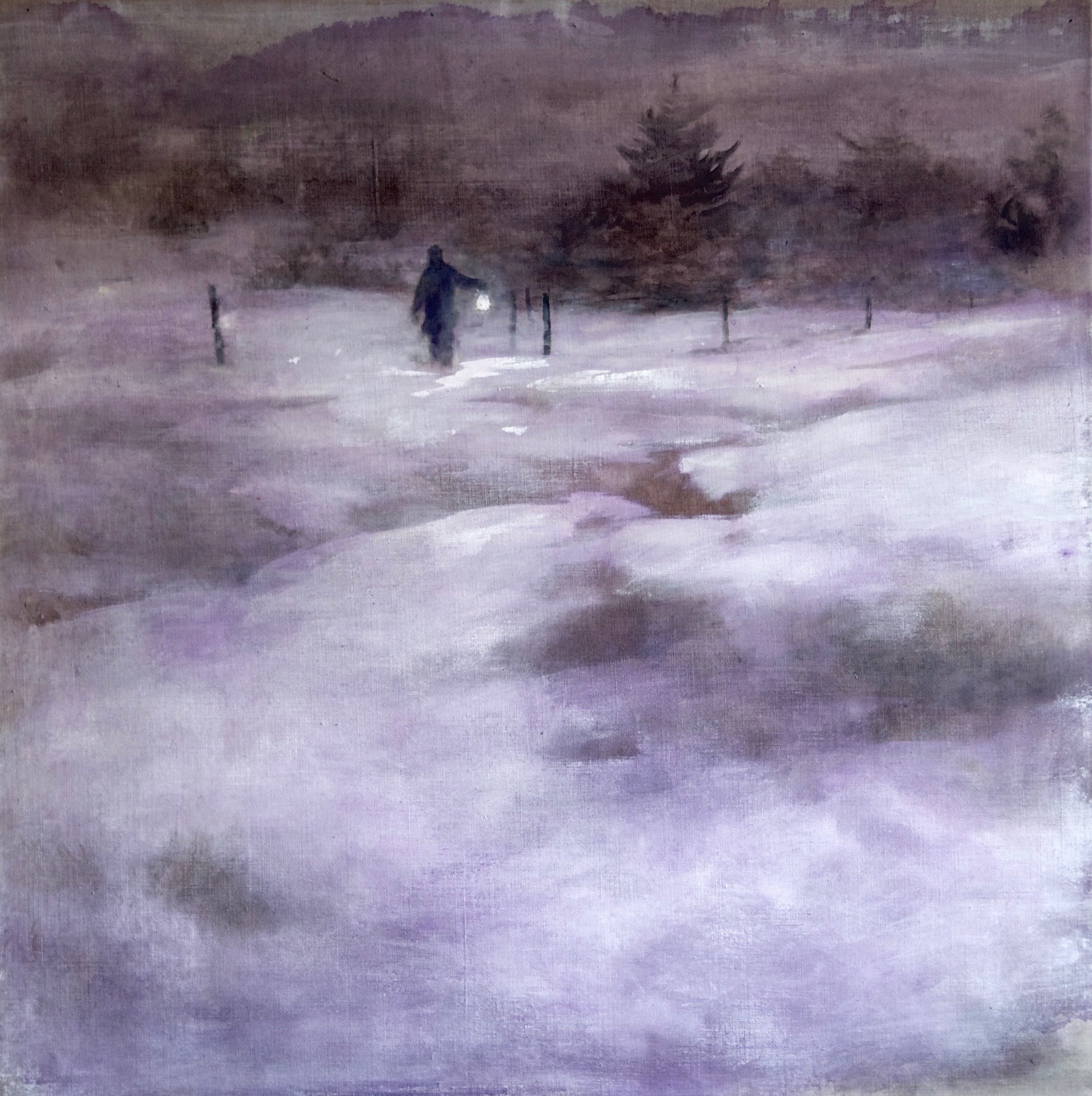 Pintura de paisaje imaginado de Jorge Estévez
