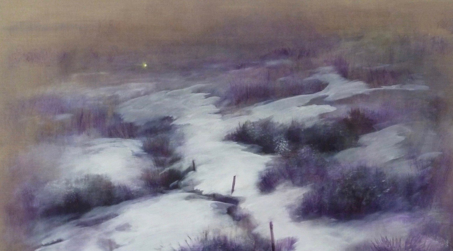 Pintura de paisaje imaginado de Jorge Estévez