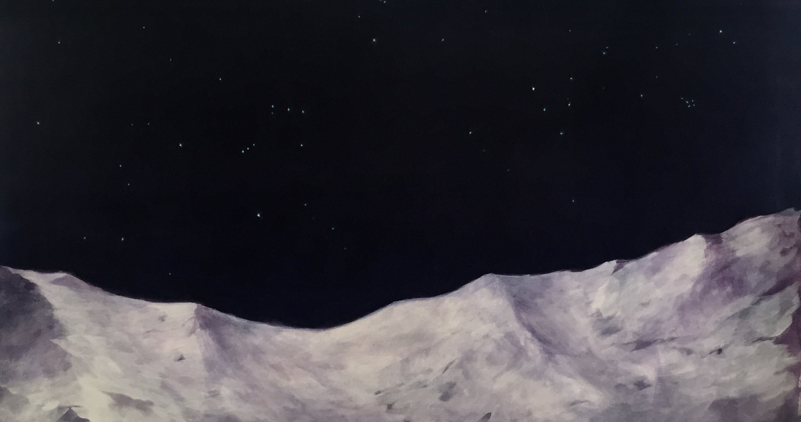 Pintura de paisaje imaginado de Jorge Estévez